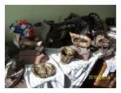 (14/17): �elazka na dusz�.  Dusza to �eliwny element, kt�ry po nagrzaniu do w palenisku, wk�ada�o si� do wn�trza �elazka.